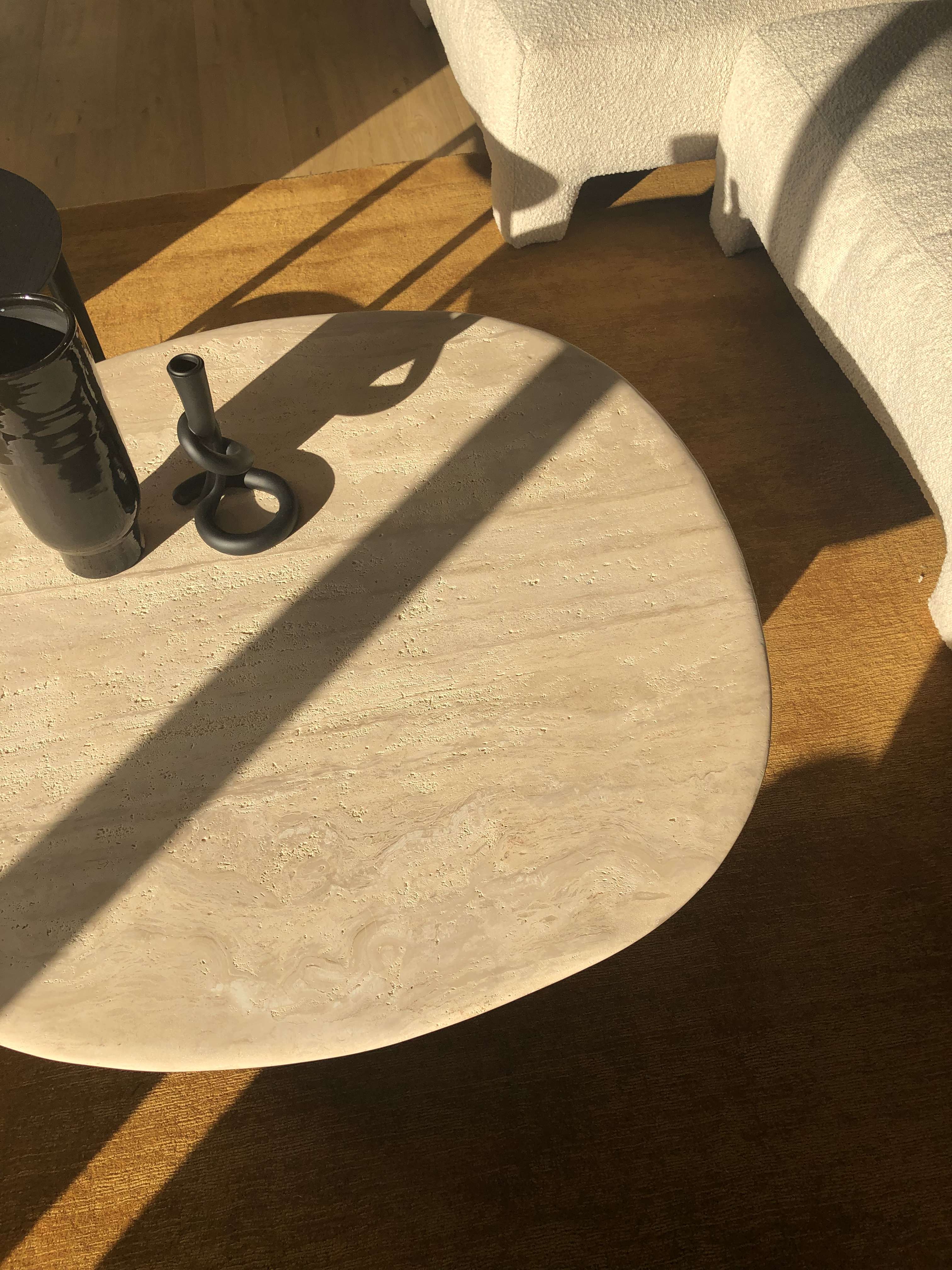 Eden Travertine Coffee Table