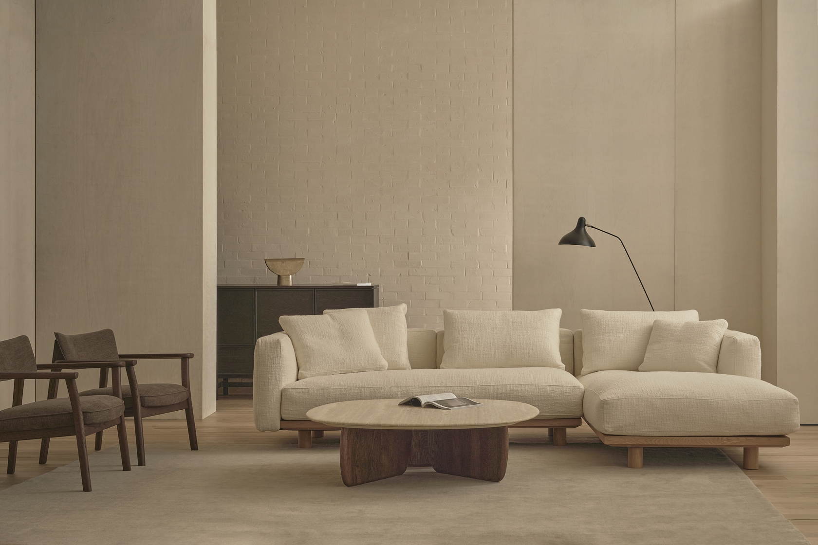 Eden Travertine Coffee Table