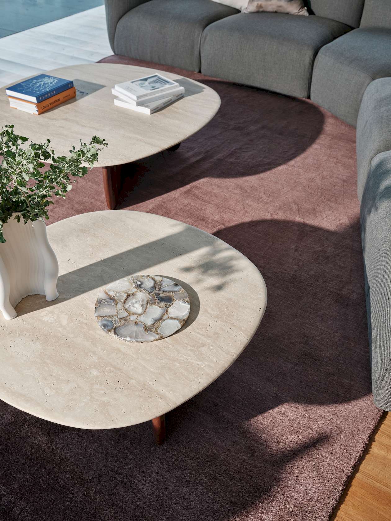 Eden Travertine Coffee Table