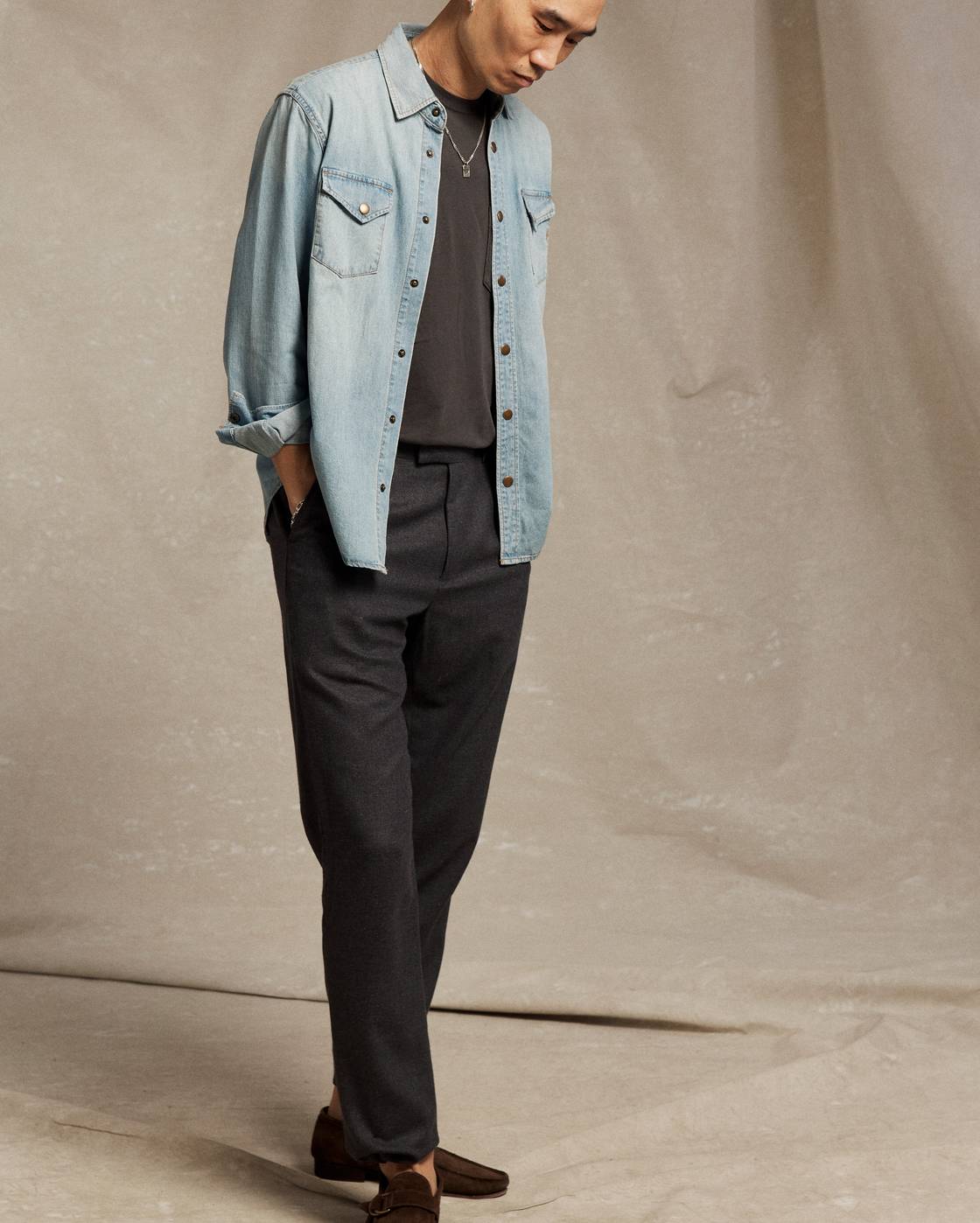 Flat Front Trouser