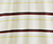 Long Sleeve Striped T Shirt - Cream/Mahogany Brown/Yellow Stripe