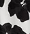 Printed Cotton Strapless Bubble Top - White/Black Hibiscus