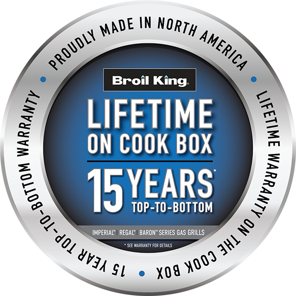 Broil King 15 Years  Warranty