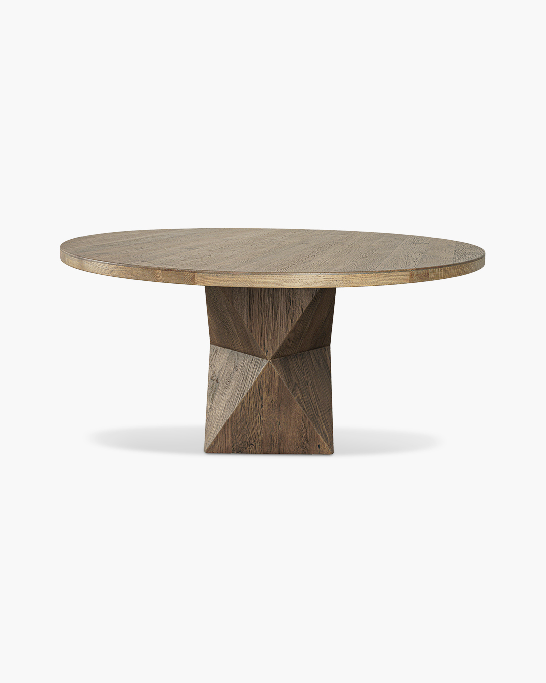 Rustic Helix Round Dining Table