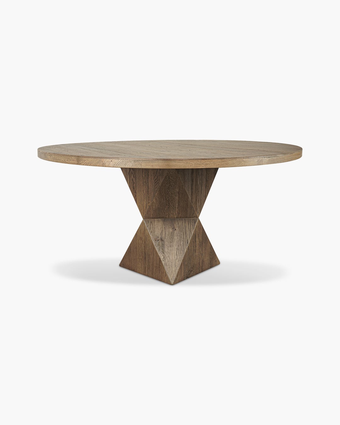 Rustic Helix Round Dining Table