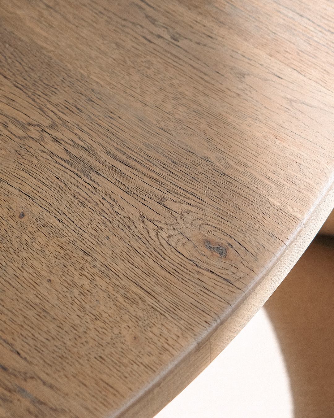 Rustic Helix Round Dining Table