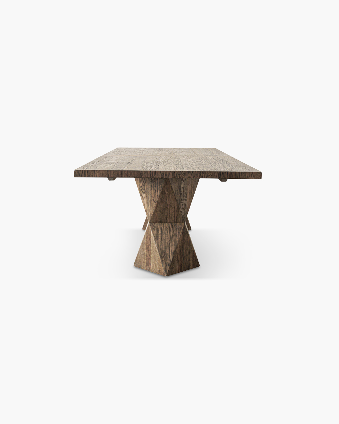 Rustic Helix Rectangular Dining Table