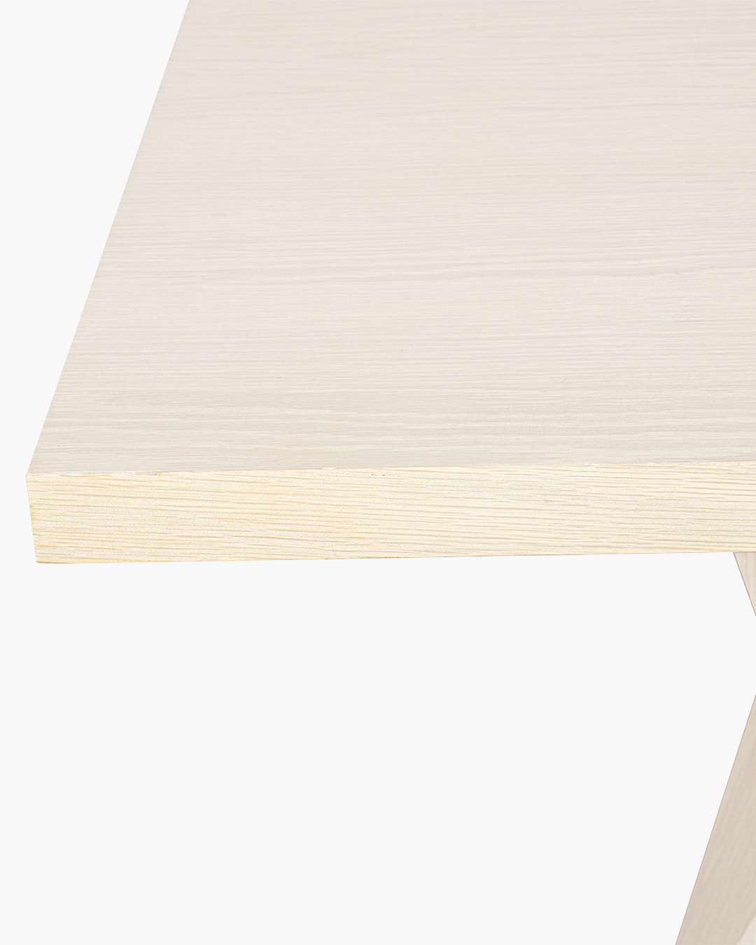 Cass White Helix Rectangular Dining Table