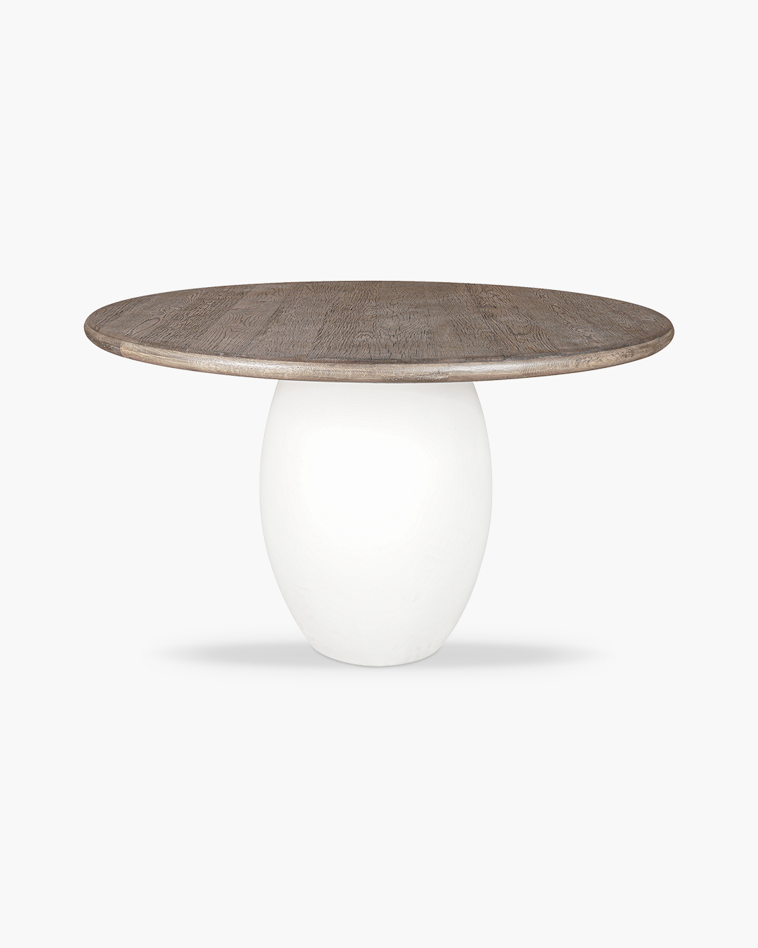 Rustic Blanc Olay Round Dining Table
