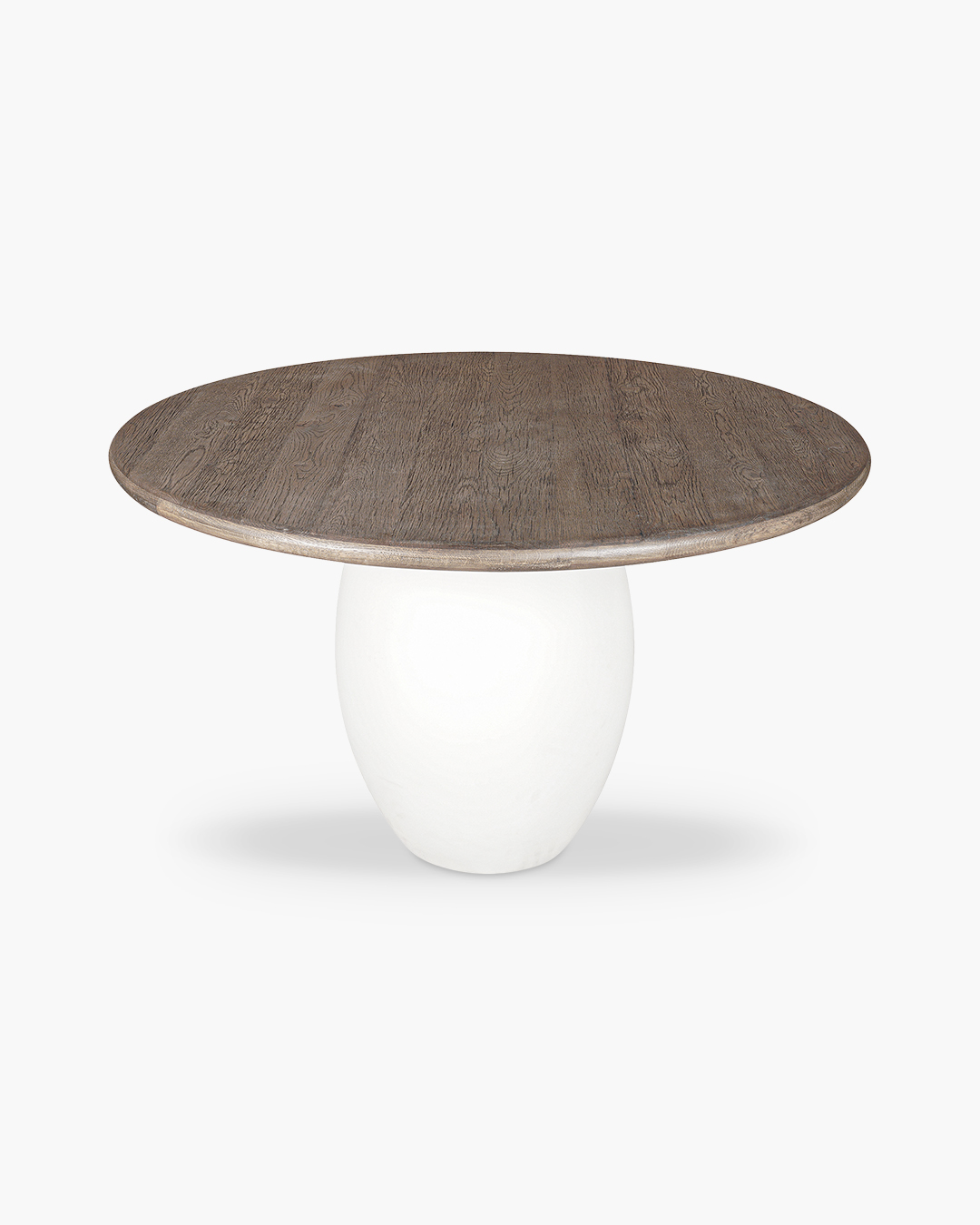 Rustic Blanc Olay Round Dining Table
