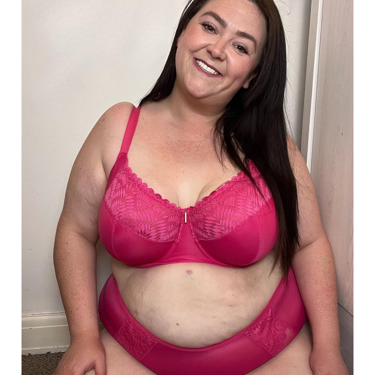 Adella Athena Full Cup Side Support Bra Hot Pink Brastop UK adella-athena-full-cup-side-support-bra-hot-pink-brastop-uk