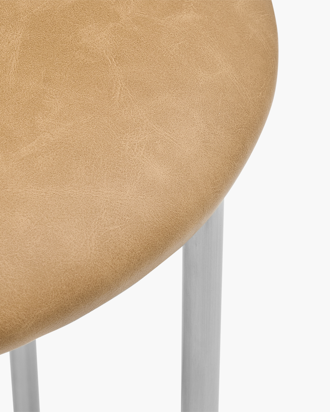 Bellino Counter Stool with Stainless Steel Frame