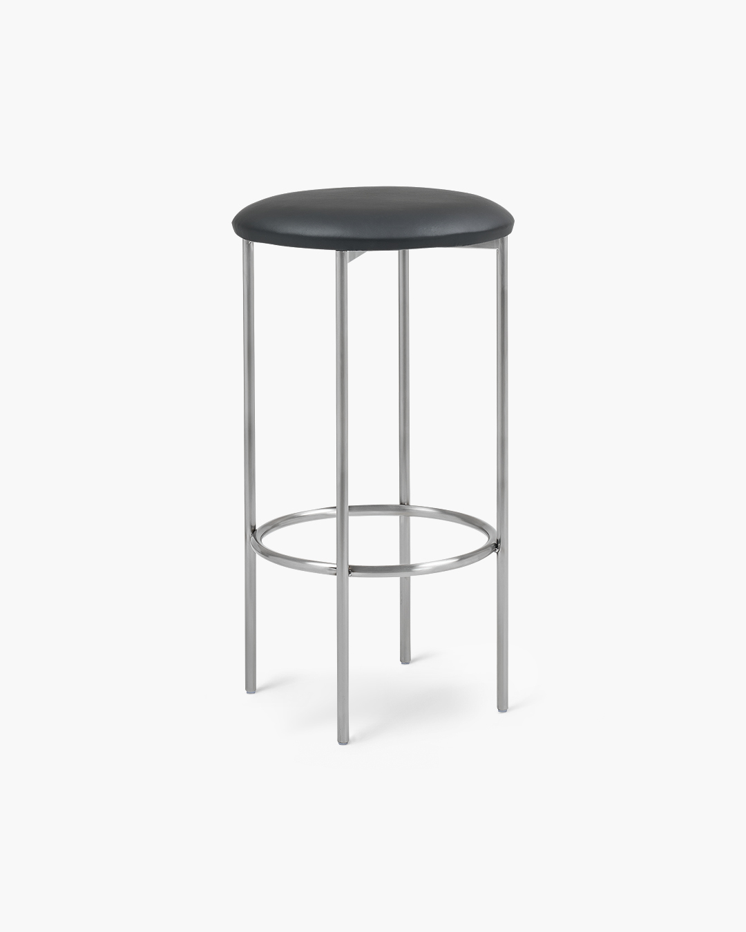 Bellino Counter Stool with Stainless Steel Frame