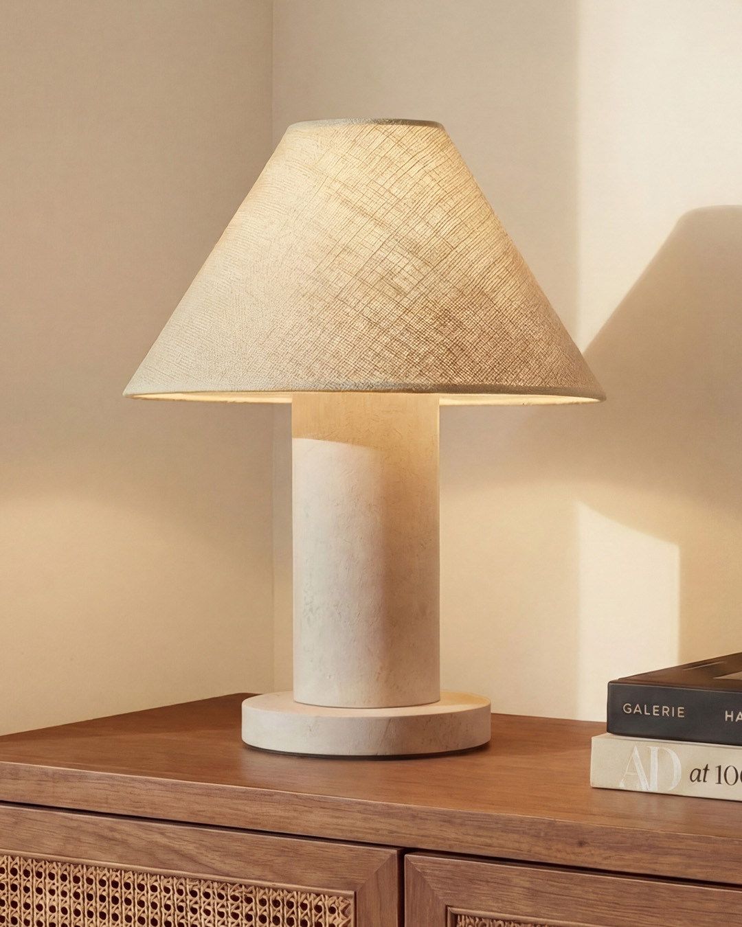 Natural Linen Paton Table Lamp