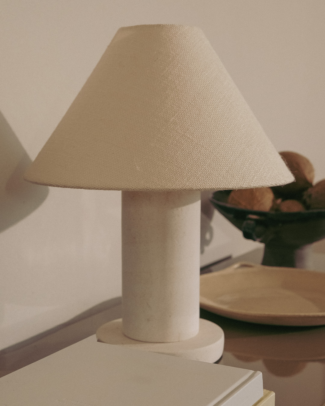 Natural Linen Paton Table Lamp