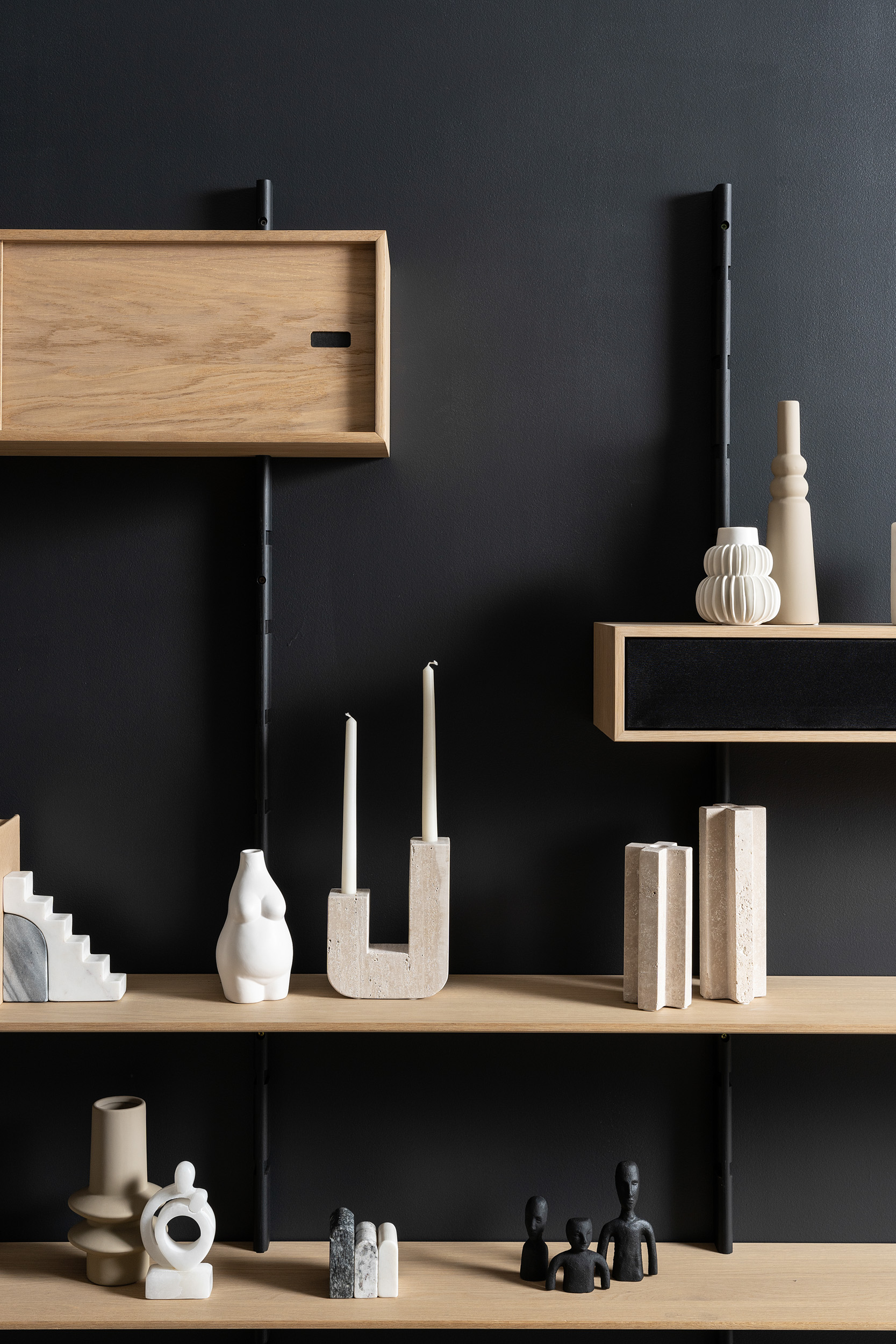 Cian Marble Deco - Black