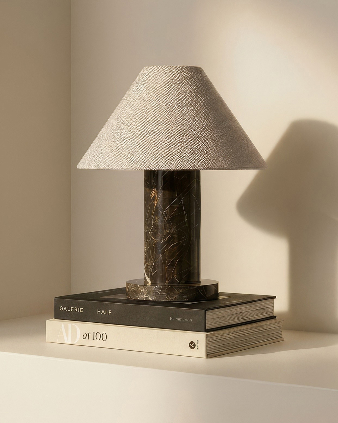 Khaki Brown Paton Table Lamp