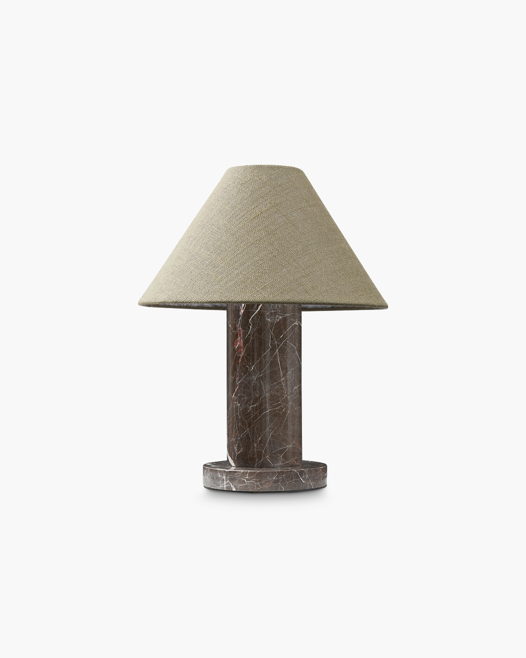 Khaki Brown Paton Table Lamp