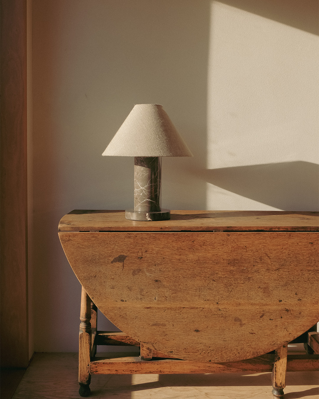 Khaki Brown Paton Table Lamp