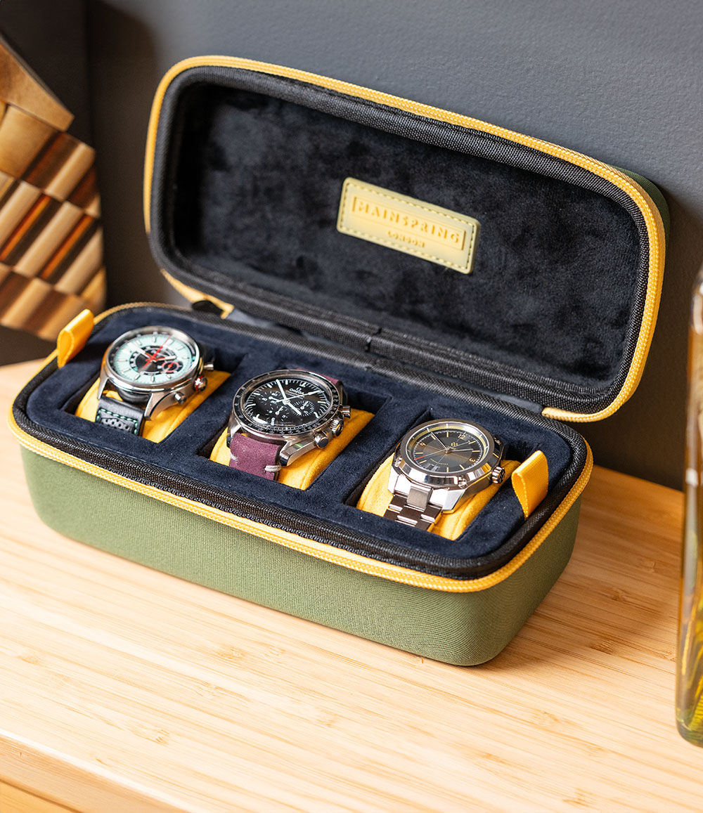 Technospeed 3-Slot Travel Watch Box