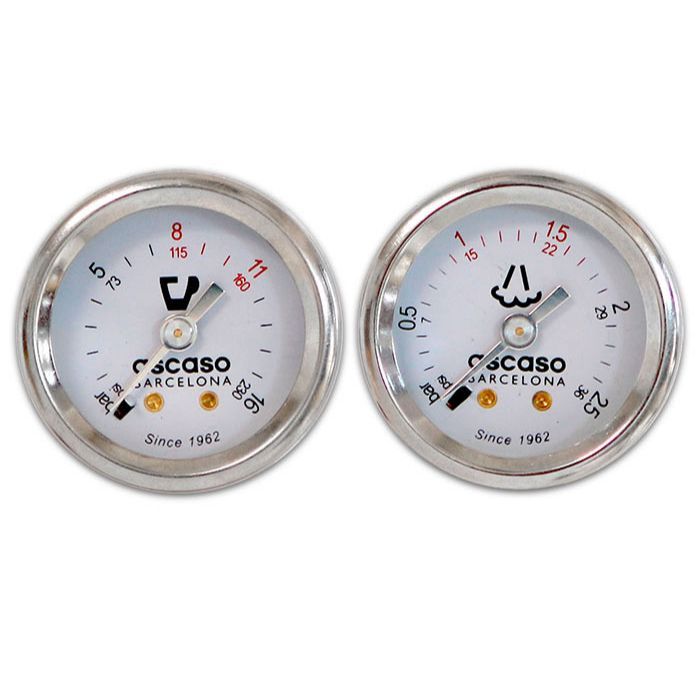 2 high-precision pressure gauges