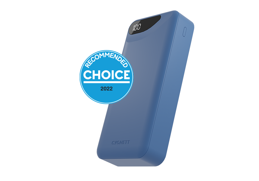 Cygnett ChargeUp Boost Gen3 20K Power Bank Highly recommended by Choice
