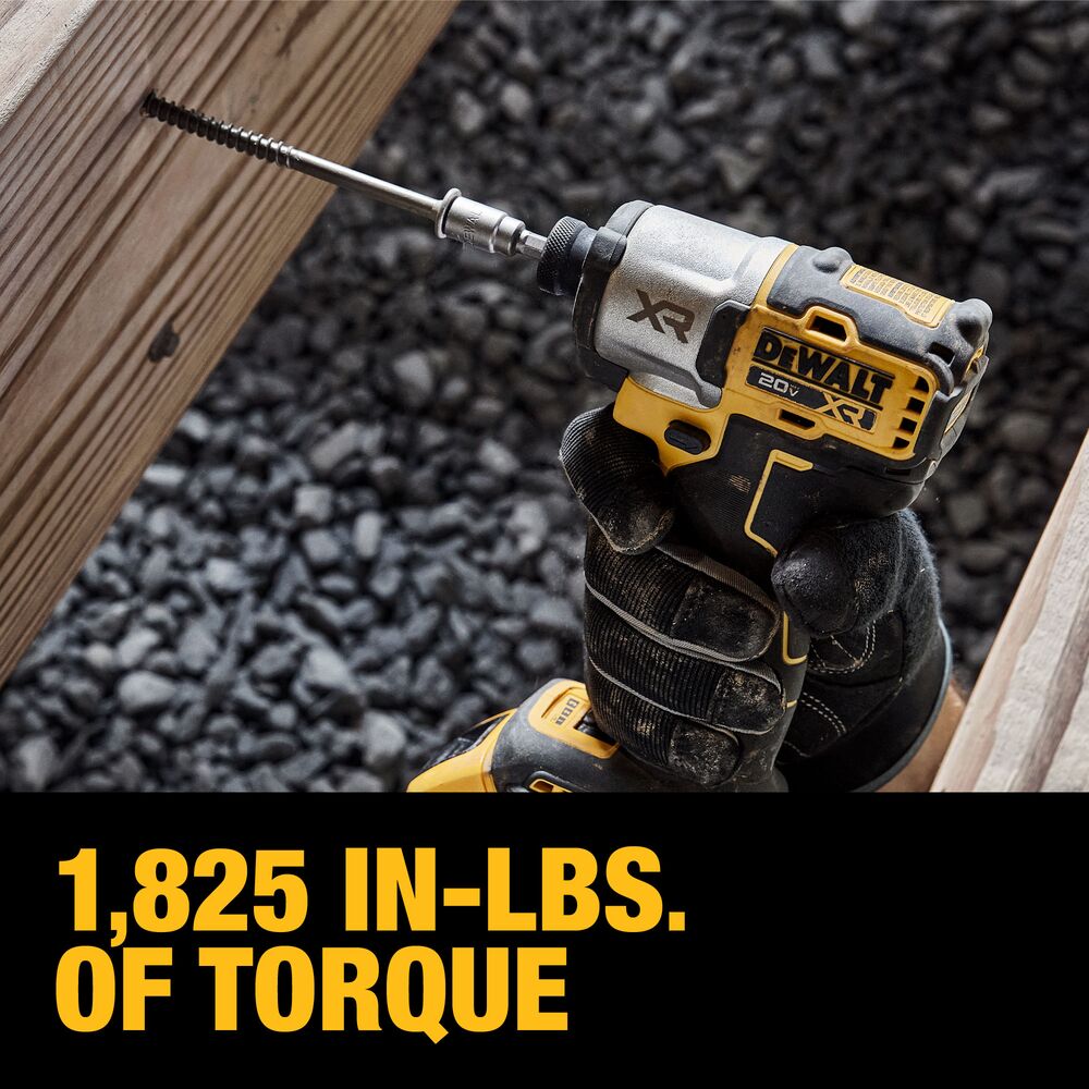20V MAX XR Lithium-Ion Brushless Cordless 1/4" 3-Speed Impact Driver Kit with POWERSTACK Battery