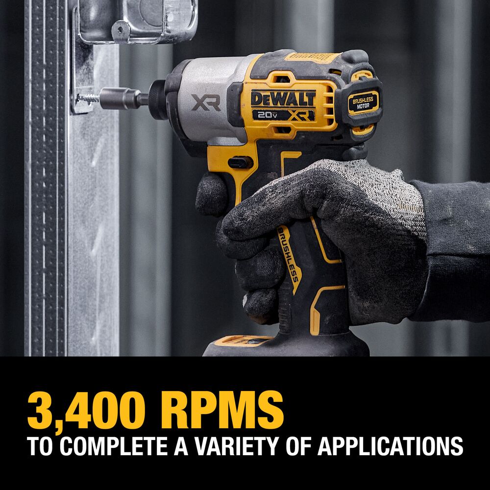 20V MAX XR Lithium-Ion Brushless Cordless 1/4" 3-Speed Impact Driver Kit 5.0 Ah