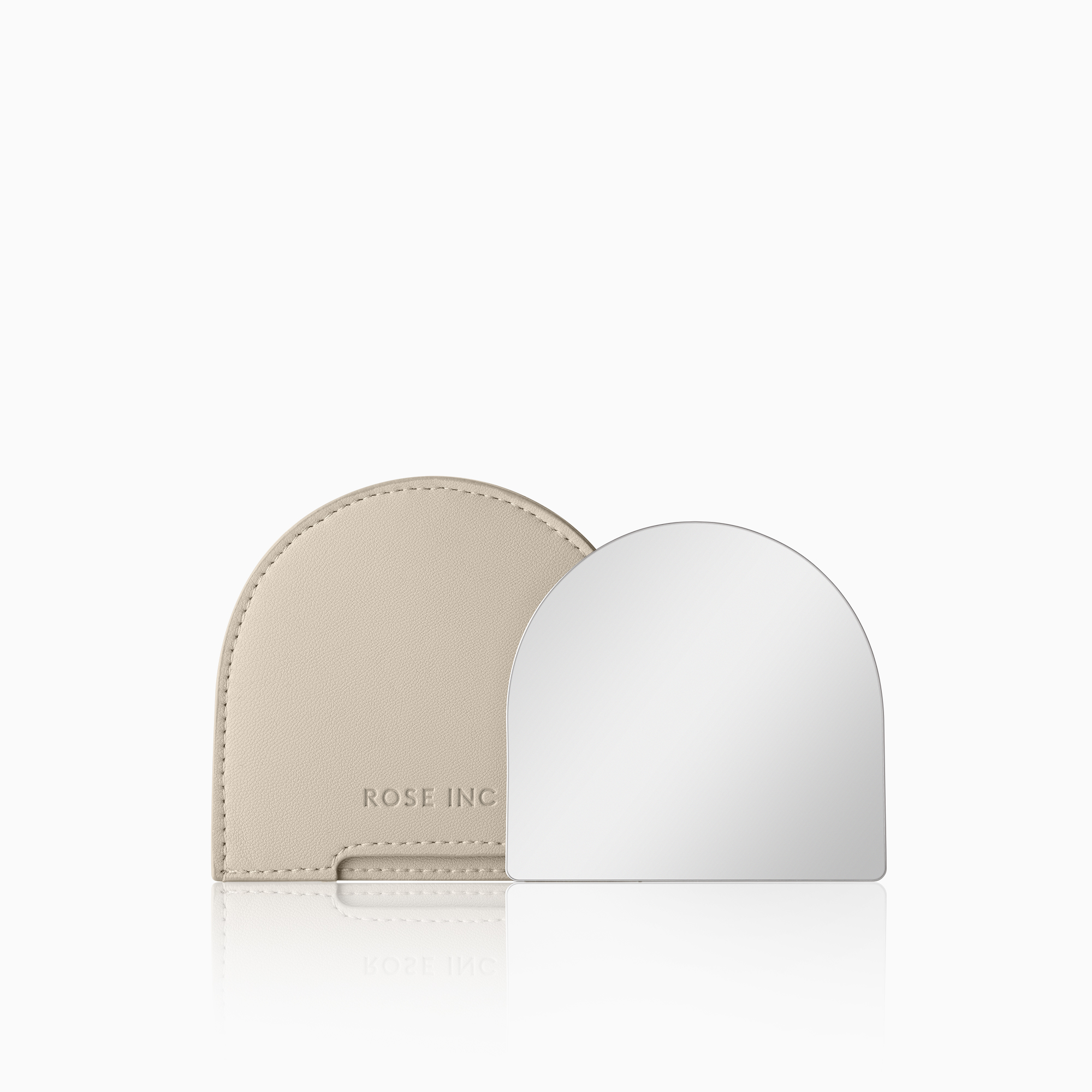 Mini makeup mirror in arch shape