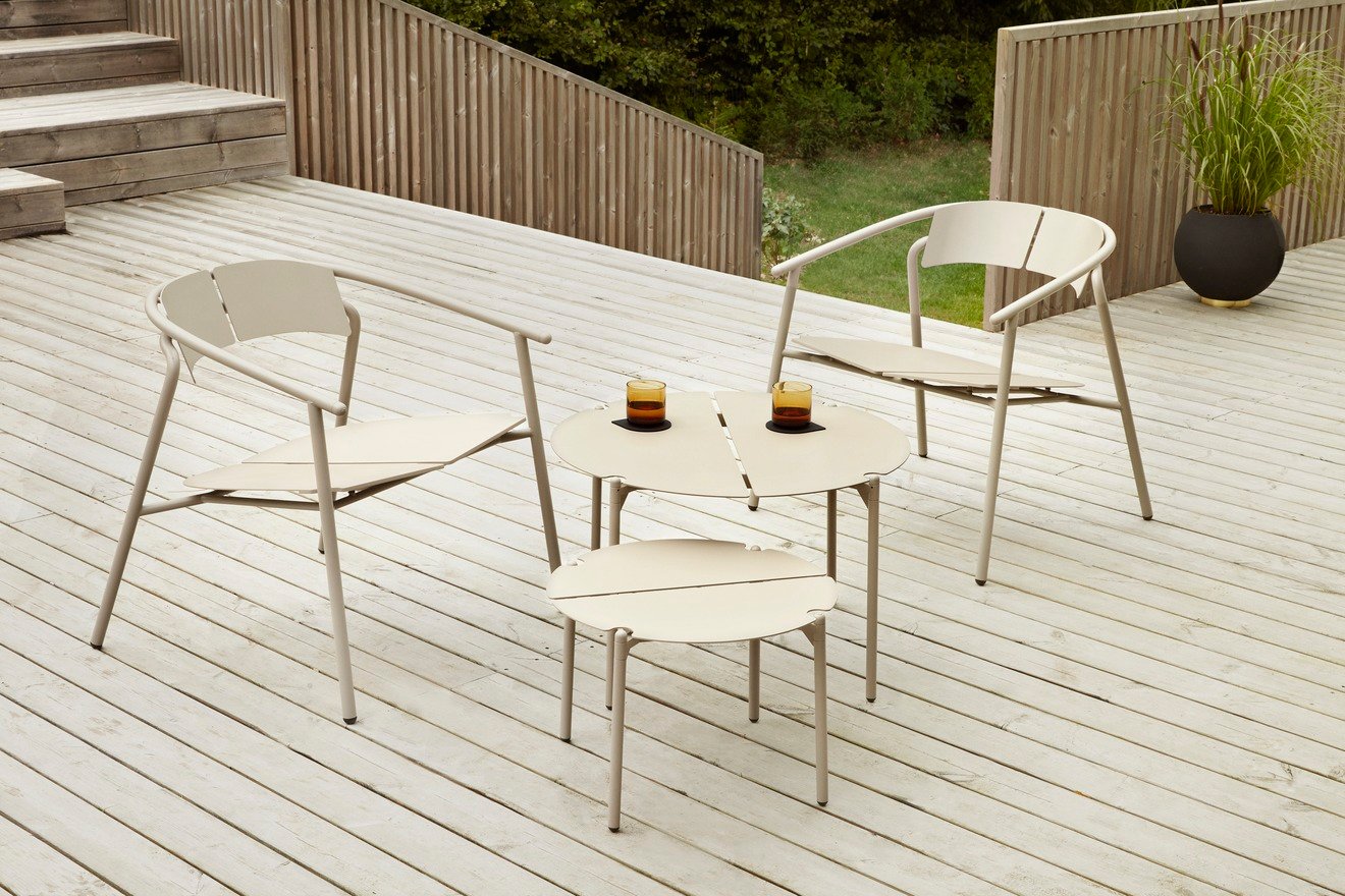 Novo Lounge Table - Taupe - Small - Floor Stock