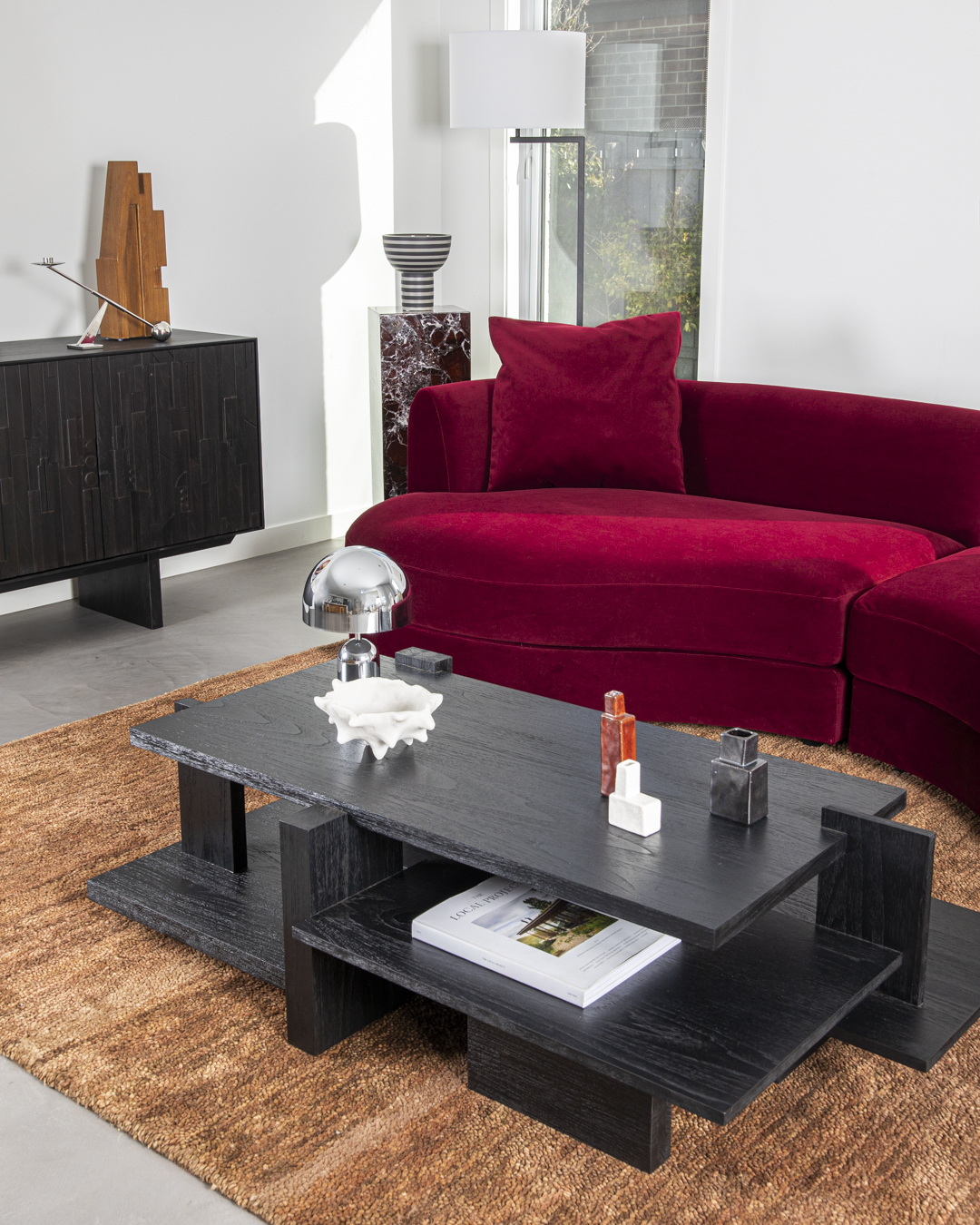 Ethnicraft Teak Abstract Coffee Table