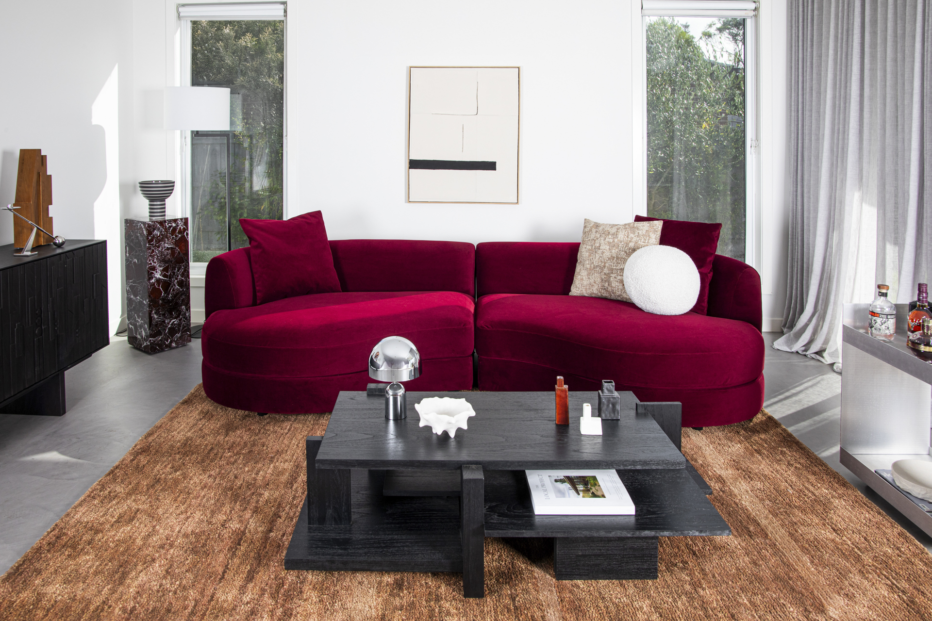 Ethnicraft Teak Abstract Coffee Table