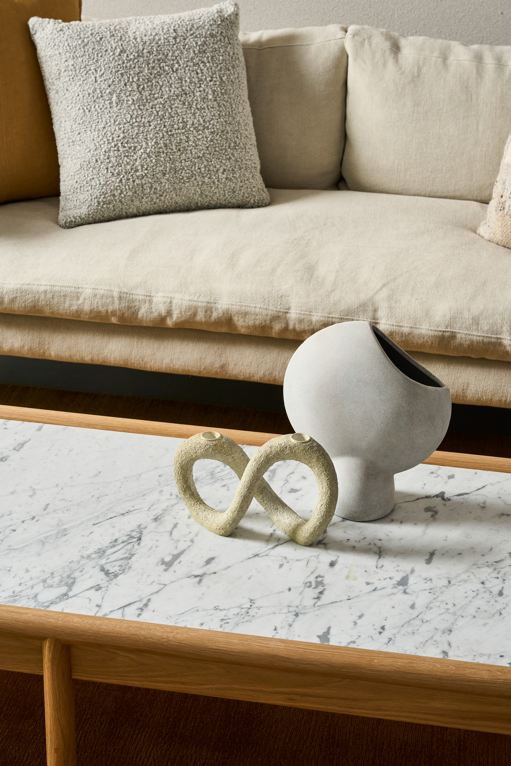 Neuf Large Marble Coffee Table