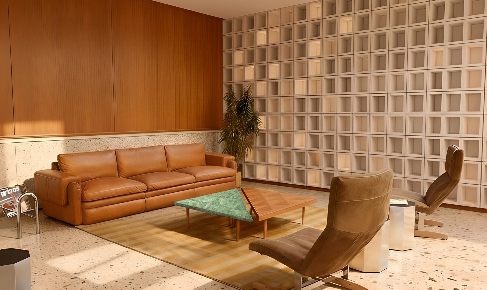 Double Rainbow Magazine Rack