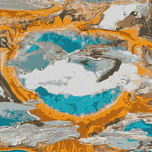Hydrothermal Pools Quilted Pullover