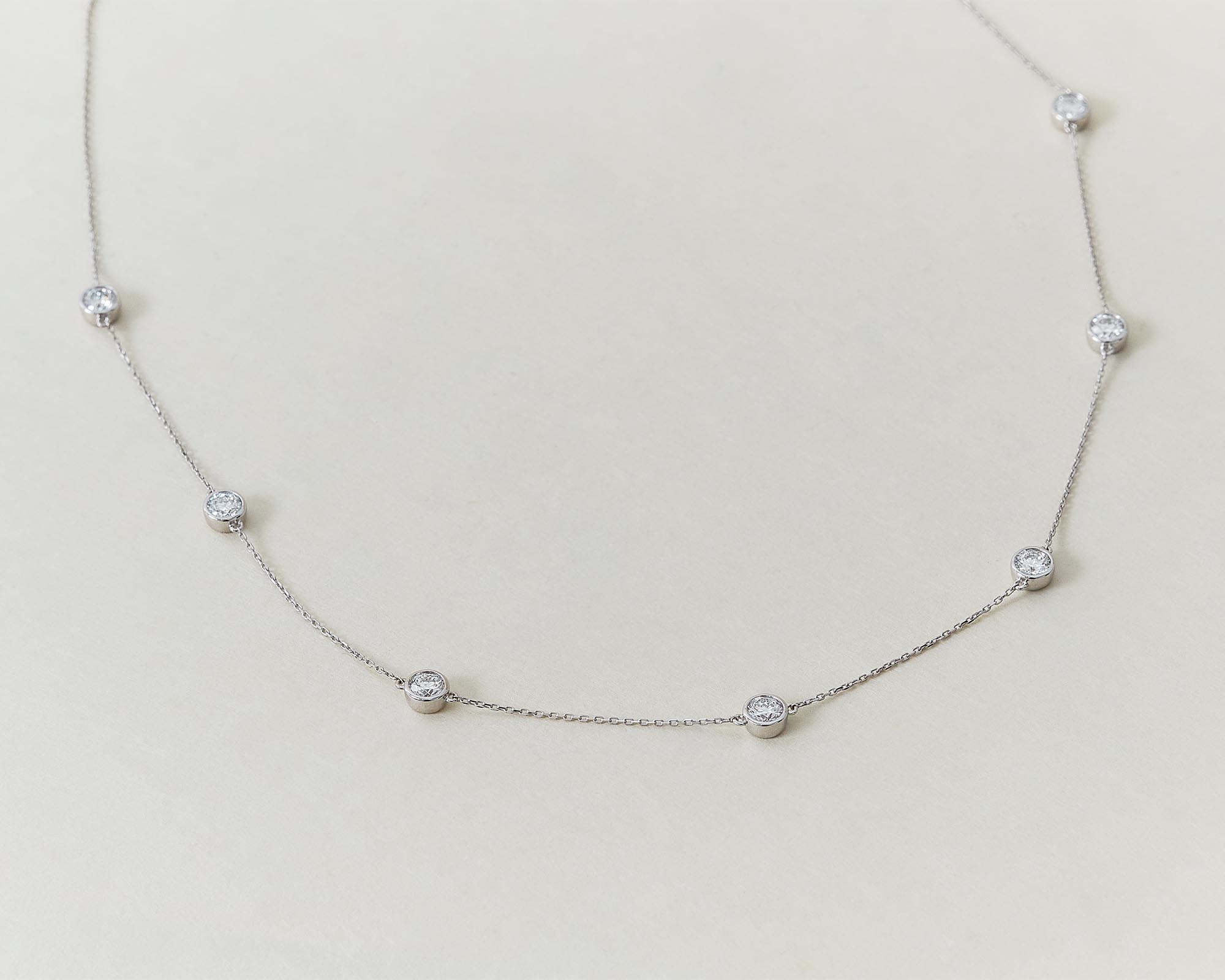 The Classic Diamond Station Necklace | Holden