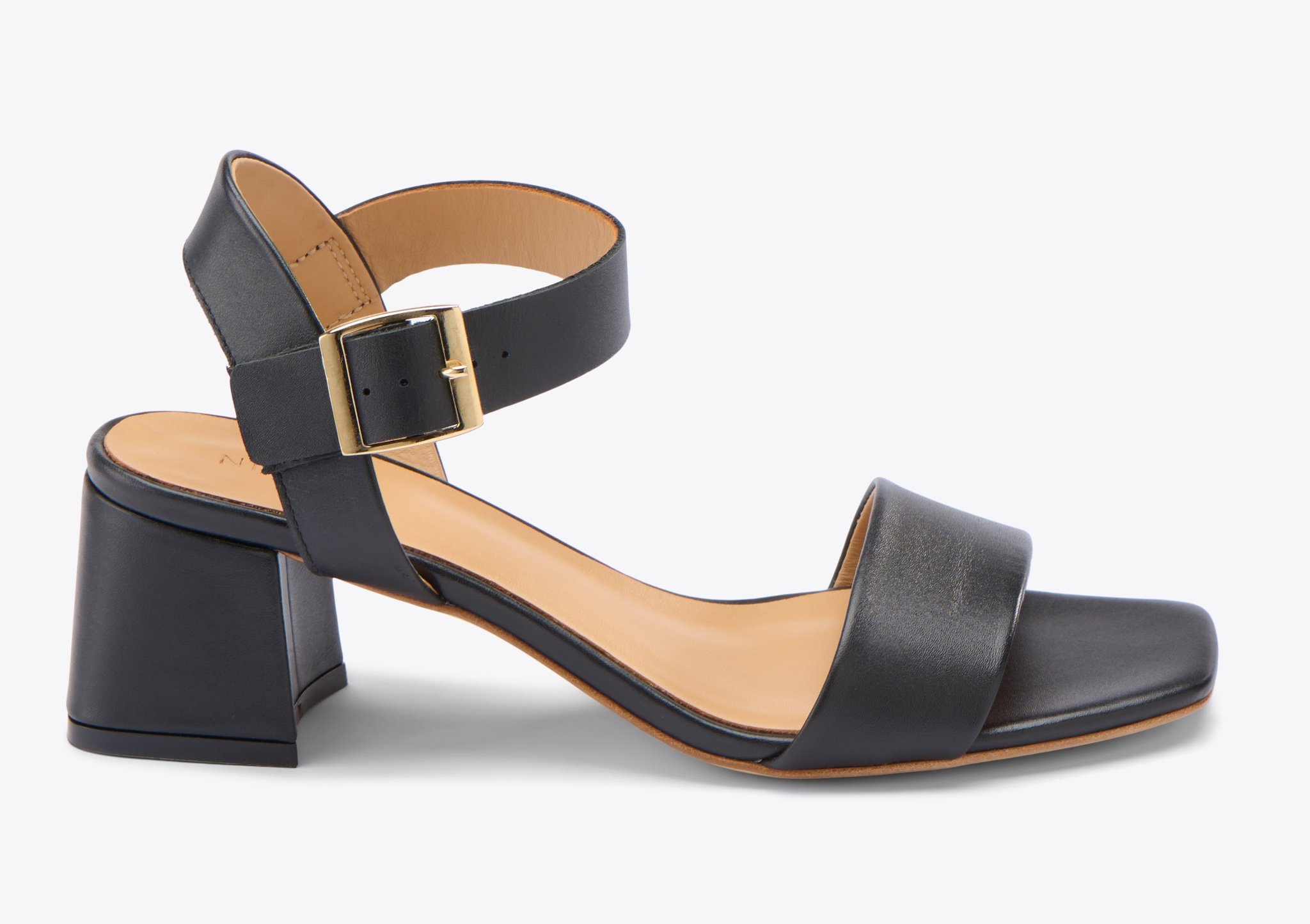 Nisolo Stella Go-To Block Heel Sandal Black - Every Nisolo product is built on the foundation of comfort, function, and design. 