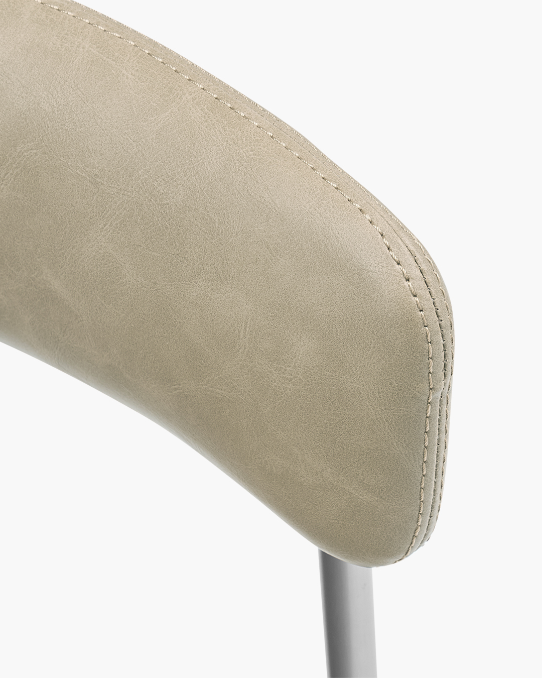 Olive Bellino Dining Chair Stainless Steel Legs