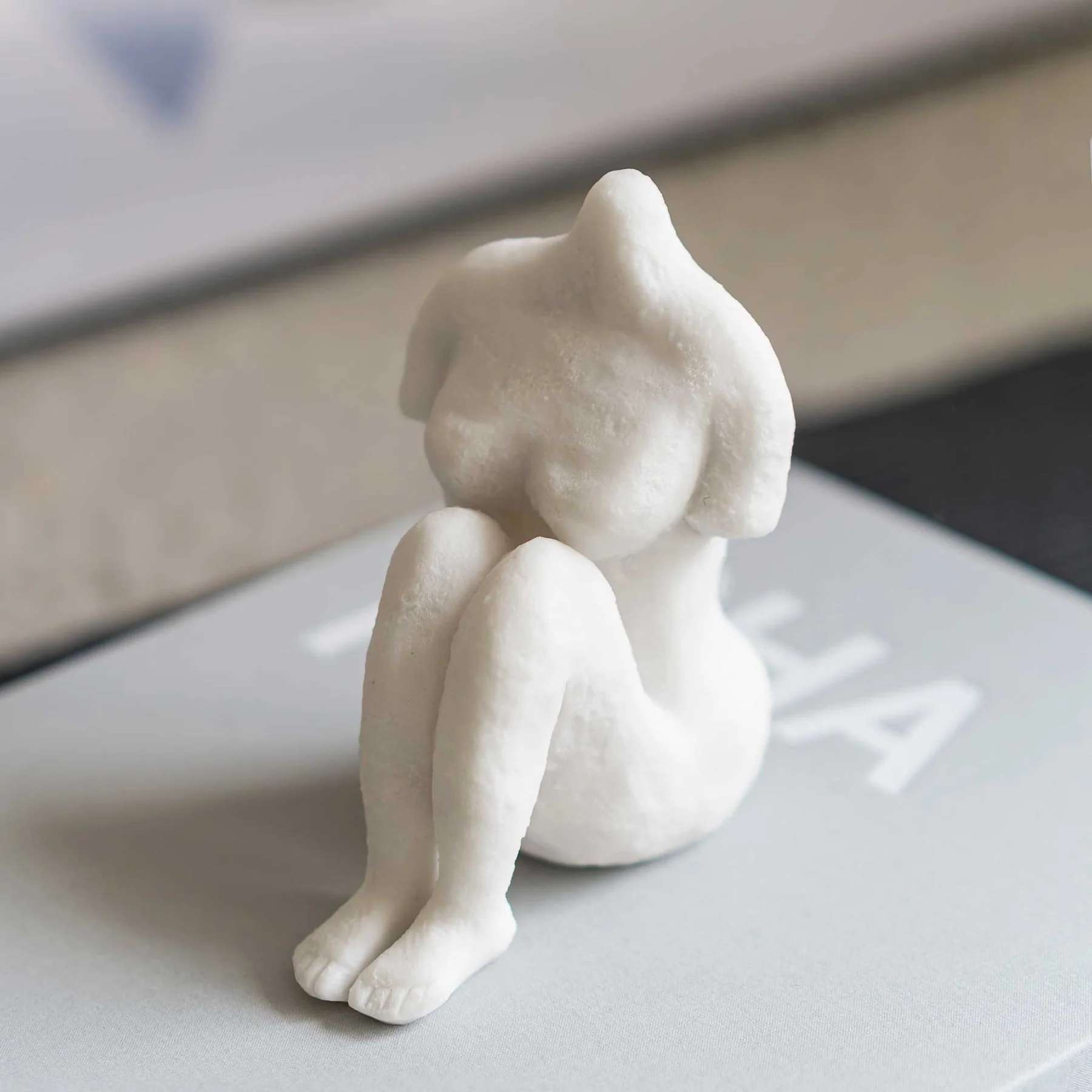 Sitting Woman Art Piece