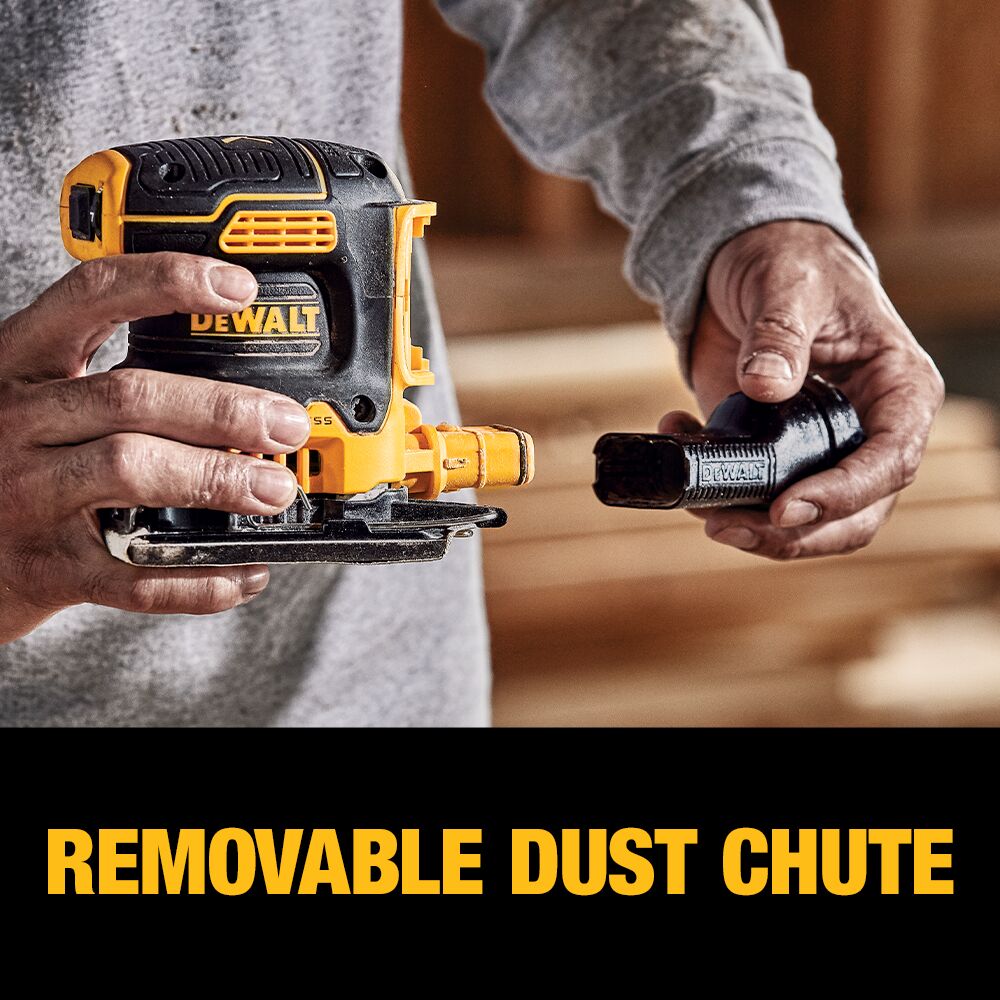 20V MAX XR Brushless Cordless 1/4" Sheet Variable Speed Sander Kit 2.0 Ah