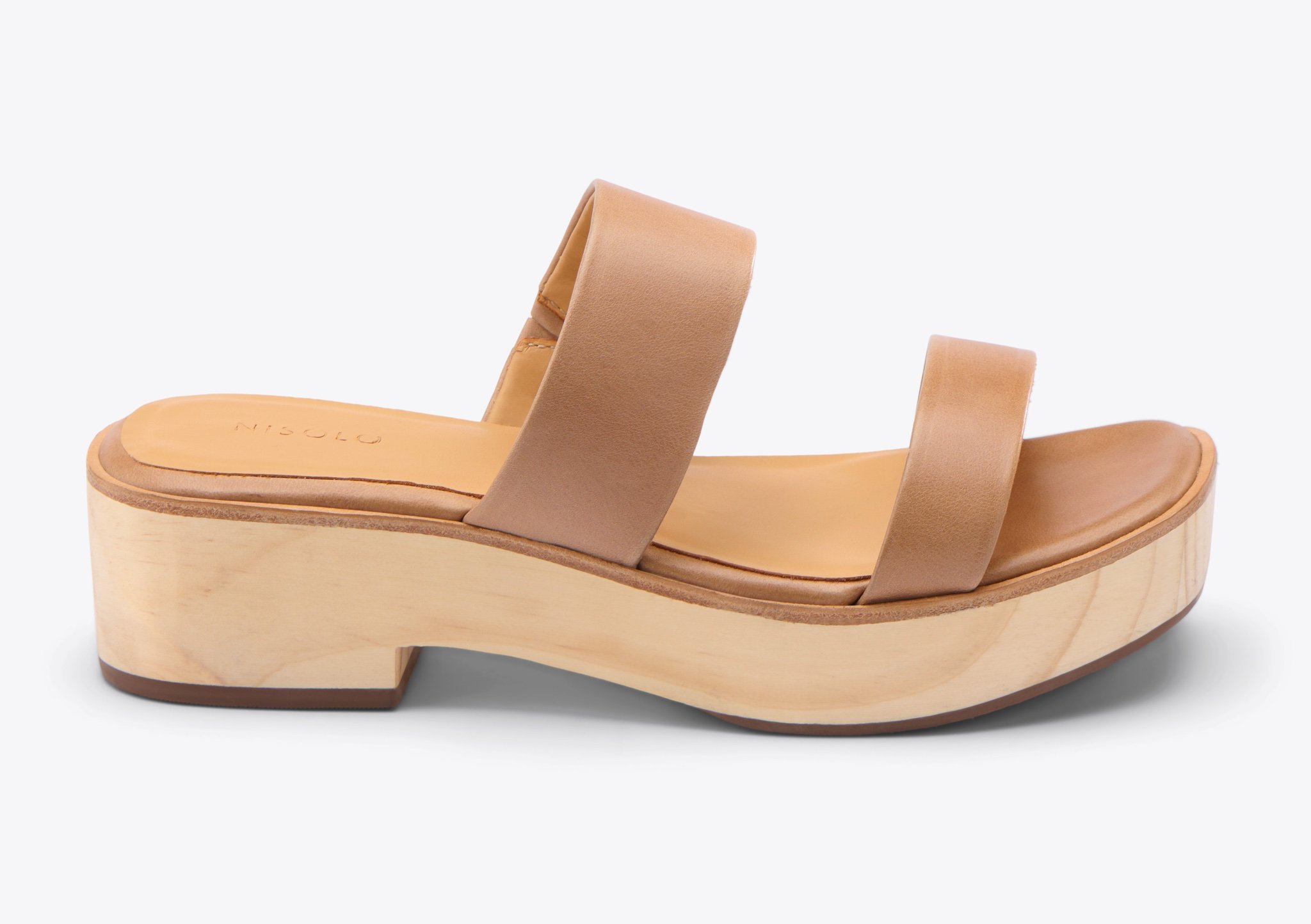 Nisolo Ellie All-Day Clog Almond - Every Nisolo product is built on the foundation of comfort, function, and design. 