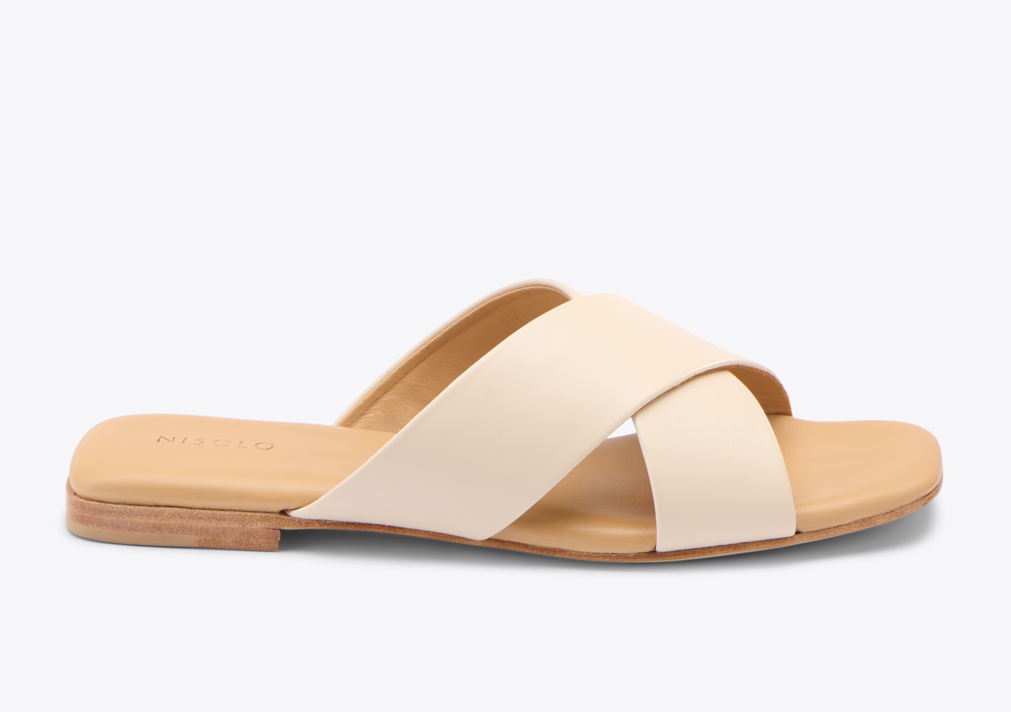 Nisolo Catalina Slide Sandal Bone - Every Nisolo product is built on the foundation of comfort, function, and design. 
