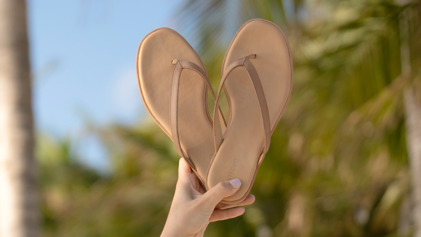 Nisolo Isabel Go-To Flip Flop Almond