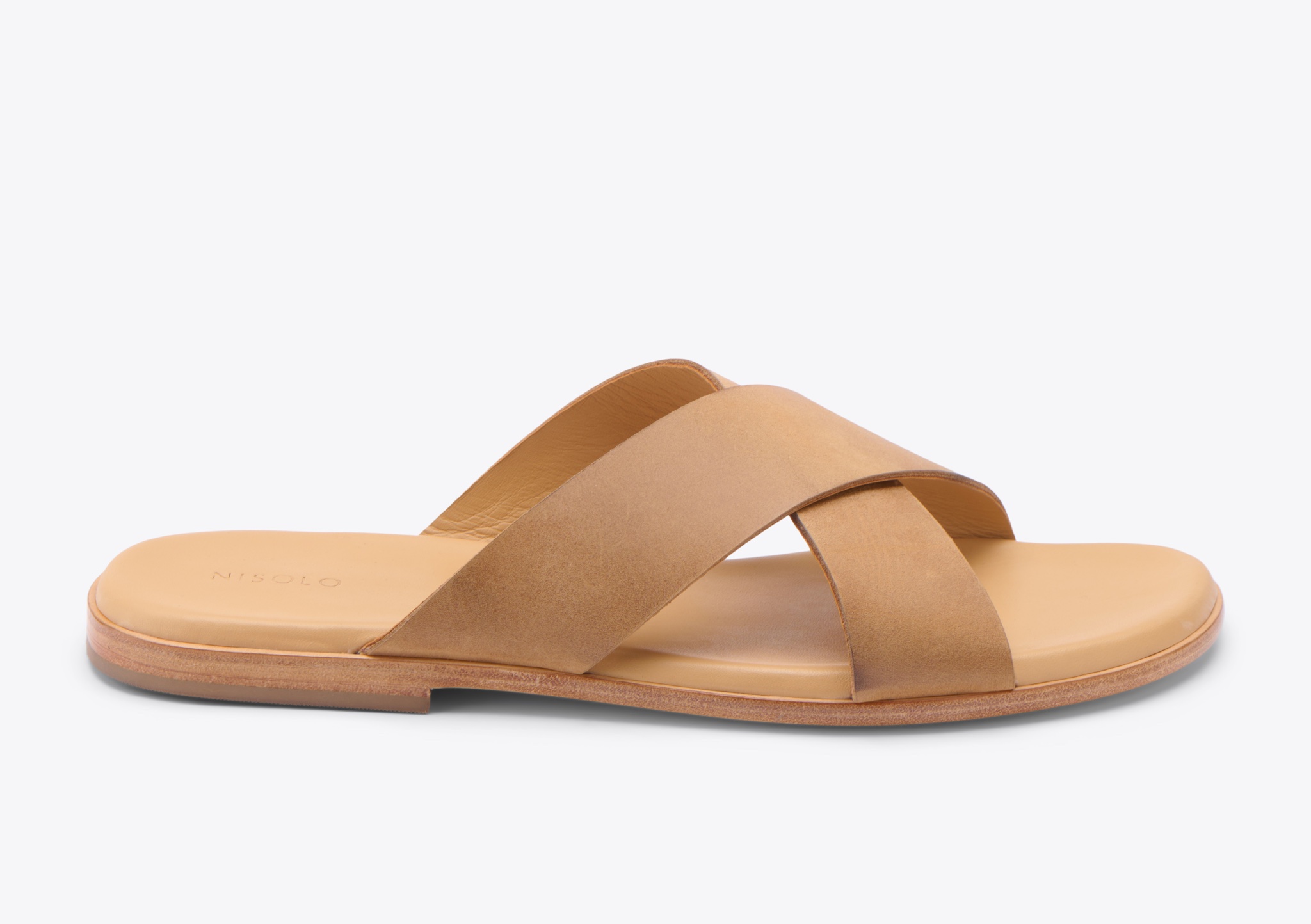 Nisolo Dante Cross Strap Sandal Tobacco - Every Nisolo product is built on the foundation of comfort, function, and design. 