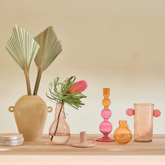 Quirky Glass C Vase