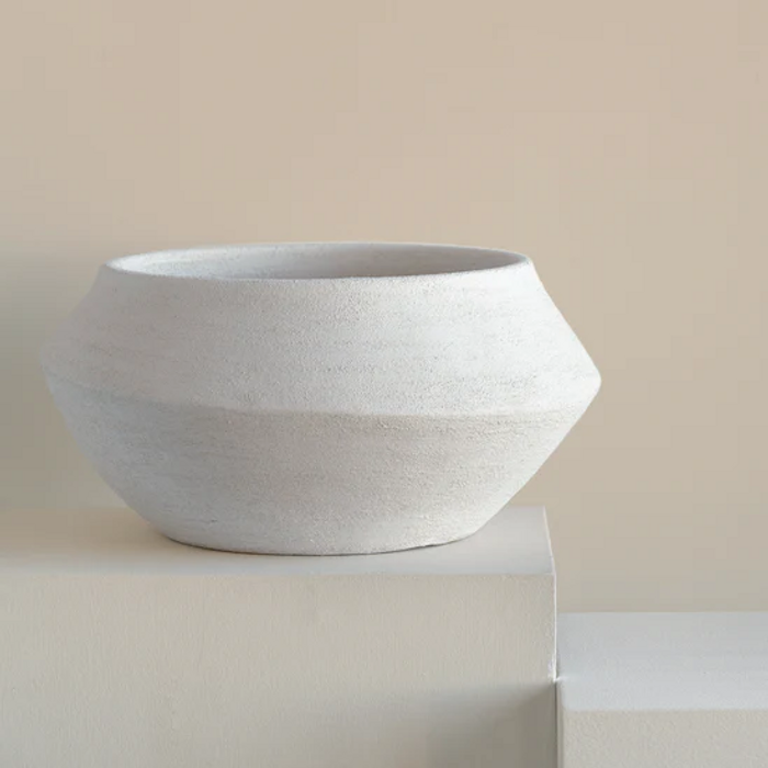 Gia Ceramic Pot - White