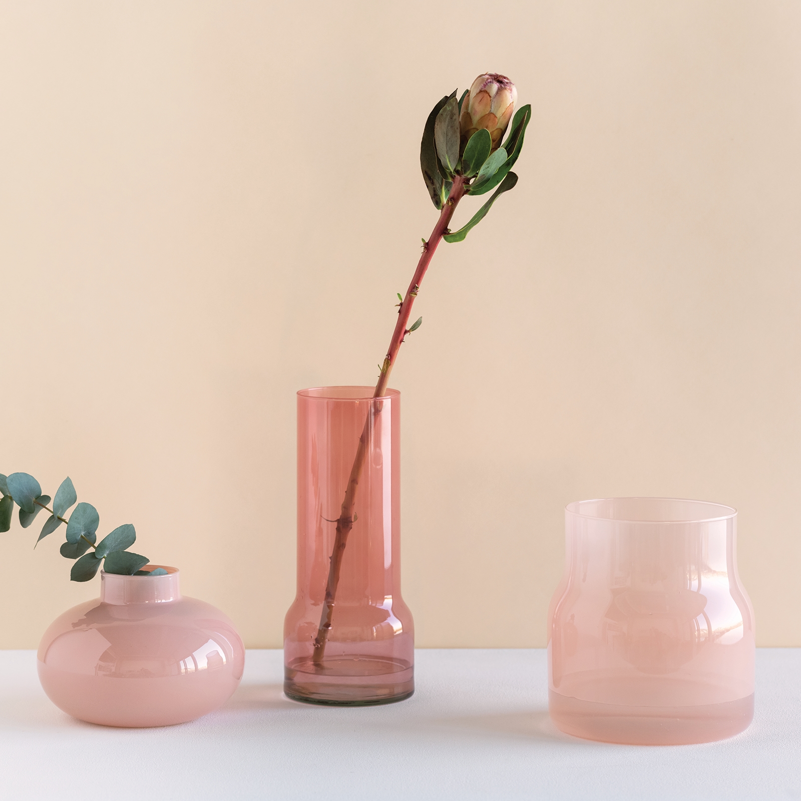 Nekku Glass Vase - Branded Apricot
