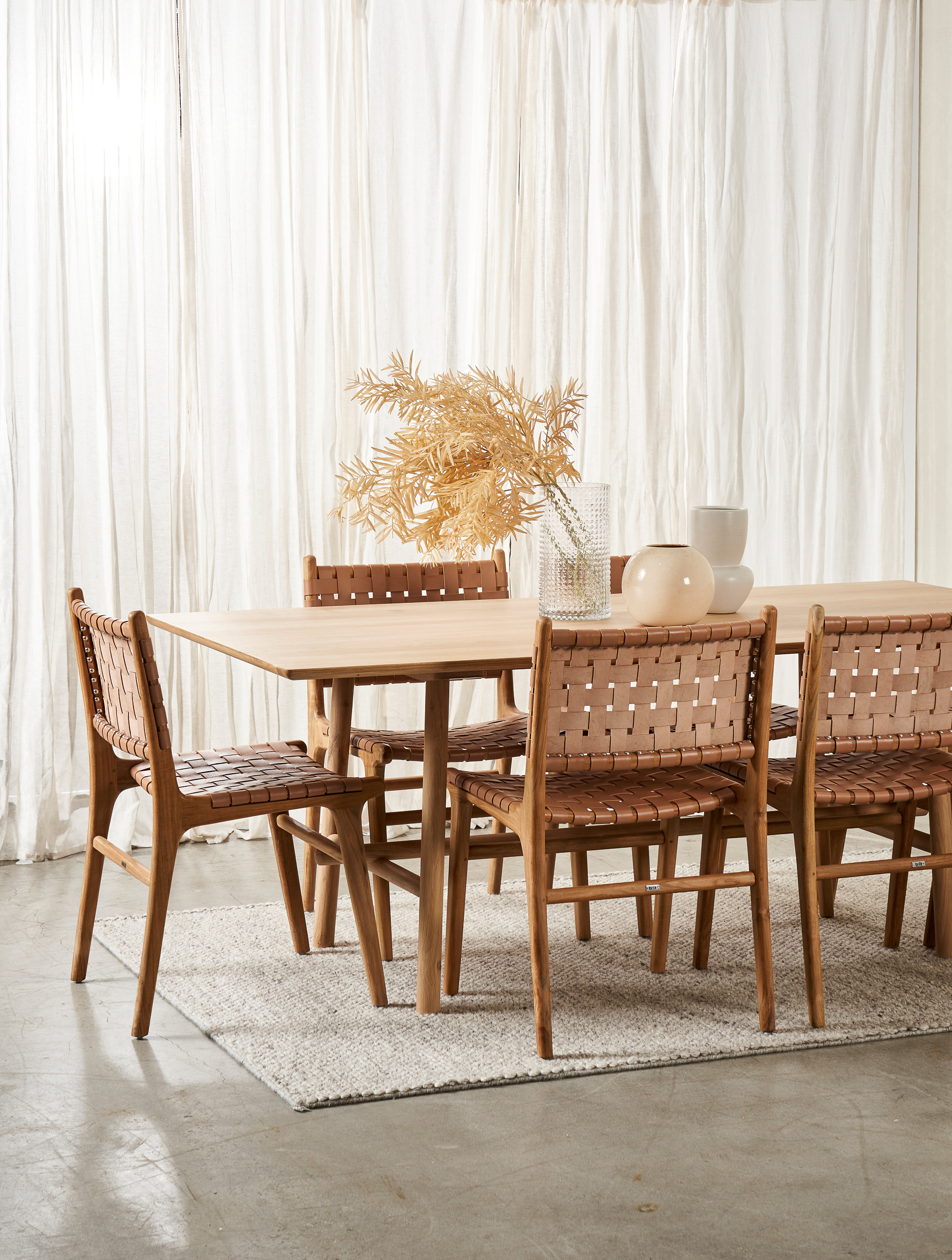 Ethnicraft Oak Profile Dining Table Trit House