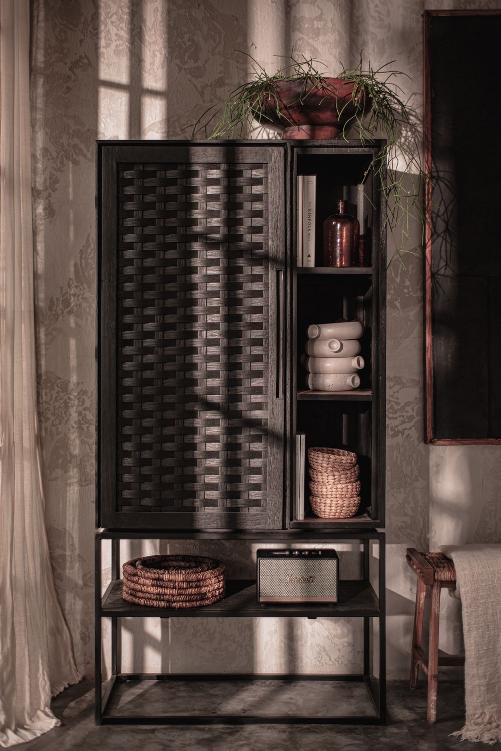 dBodhi Karma Cabinet - 1 Door/1 Open Rack