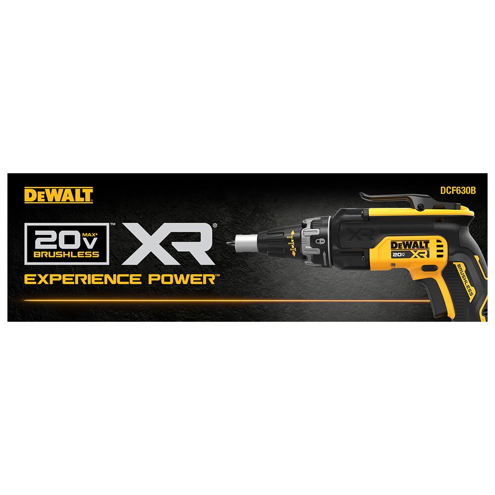20V MAX XR Lithium-Ion Brushless Cordless Drywall Screw Gun 4,850 RPM (Tool Only)